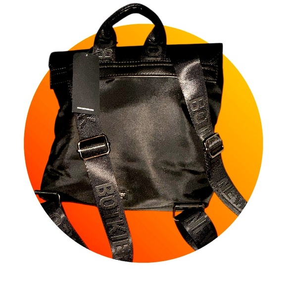 BOTKIER NEW YORK COUTURE AUTH-BLACK SLEEK PRADA LIKE NYLON TEXTURE LIGHT FEEL - Picture 12 of 12